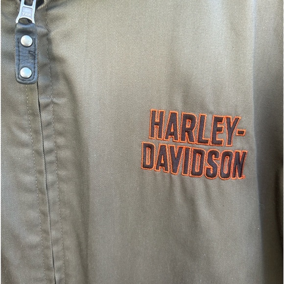 2011 Harley Davidson Full Zip Reversible Jacket w/ Removable Sleeves/Vest 2XL - Picture 4 of 15